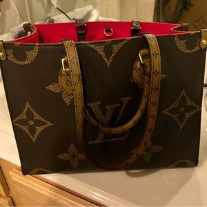 Louis Vuitton On-The-Go monogram giant reverse brown